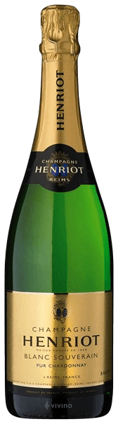 Henriot NV Blanc Souverain Pur Chardonnay Brut Chardonnay (Champagne)