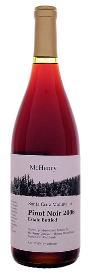 Black Ridge 2006 Pinot Noir (Santa Cruz Mountains)