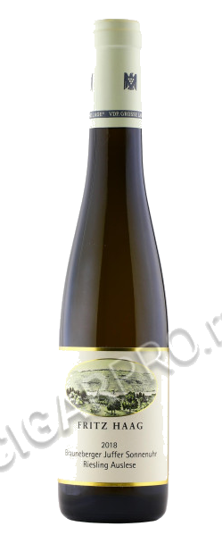 Fritz Haag 2015 Brauneberger Juffer Sonnenuhr Auslese Goldkapsel Riesling (Mosel)