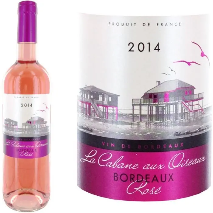Producta Vignobles 2014 La Cabane aux Oiseaux Rosé (Bordeaux Rosé)